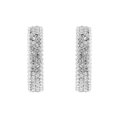 Napier Aretes Cristal Letra C Para Mujer