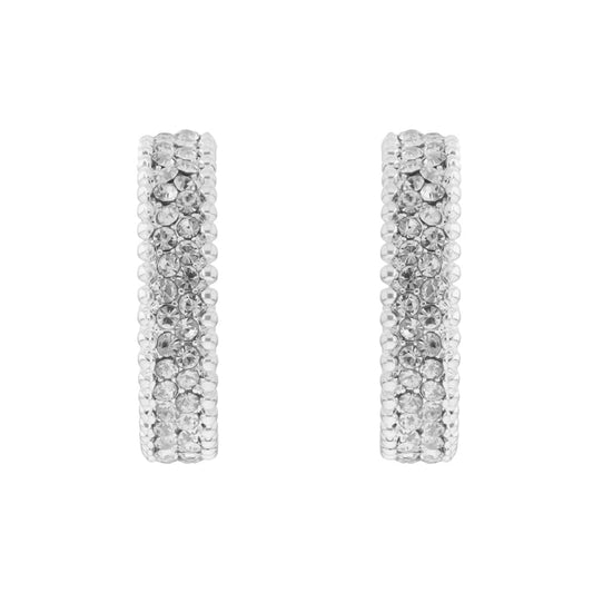 Napier Aretes Cristal Letra C Para Mujer