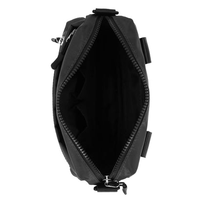 Nautica Nautica - Puf de nailon para mujer, con correa de hombro ajustable, Negro -, Talla unica