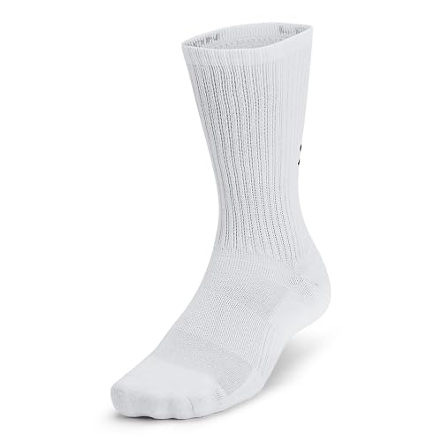 Under Armour Calcetines de algodón para entrenamiento (paquete de 6 unidades) Calcetín Unisex adulto