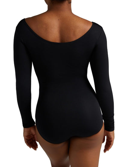 Capezio Leotardo de Manga Larga para mujer