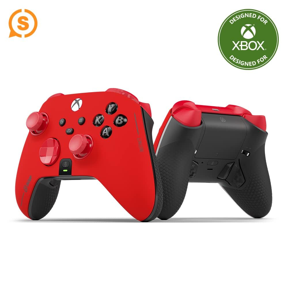 SCUF Instinct Pro Control Inalámbrico para Xbox con Paletas Traseras Reasignables - Rojo