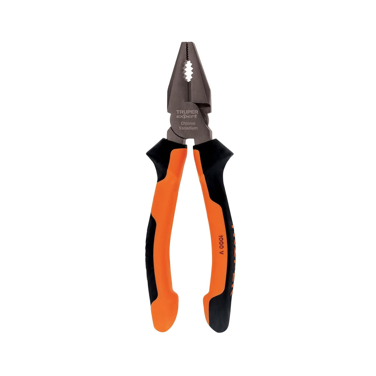 Truper Expert T201-7X, Pinzas de electricista, comfort grip, 7"