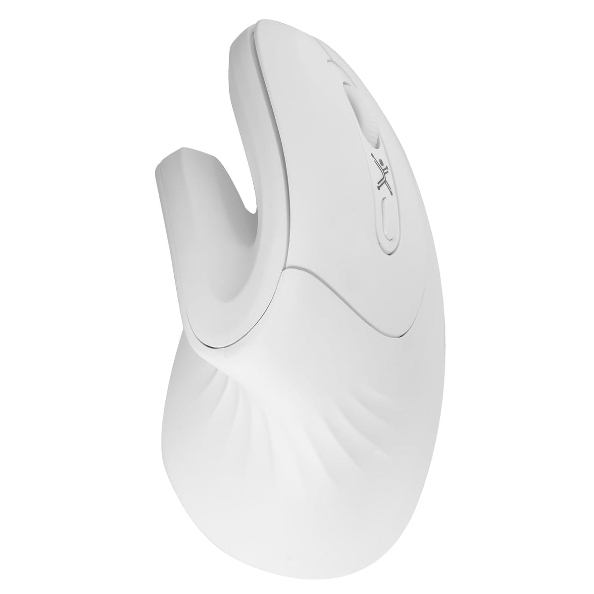 Perfect Choice Mouse Inalámbrico Diseño Vertical - Blanco