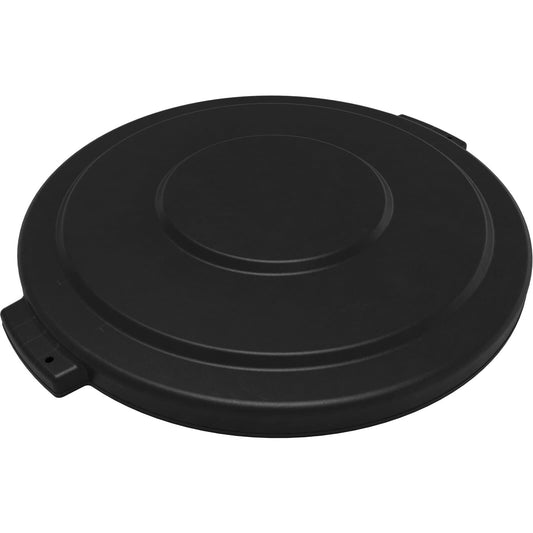 SPARTA Bronco - Tapa de basura redonda para desecho, 32 galones, color negro