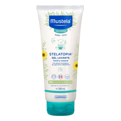 Mustela Stelatopia Gel Lavante para Bebé Piel Atópica, 200ml