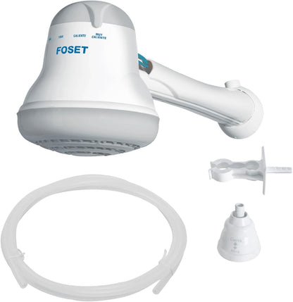 Foset REGEL-4G, Regadera eléctrica de 4 temperaturas 5-3/4" Gris