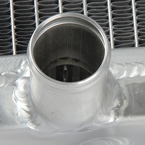 DNA Motoring RA-HC92-42-2 Radiador de Aluminio T-6061 de Doble Núcleo 2 Filas para Honda D15/16/B18 1.5L/1.6L/1.8L MT, Metálico
