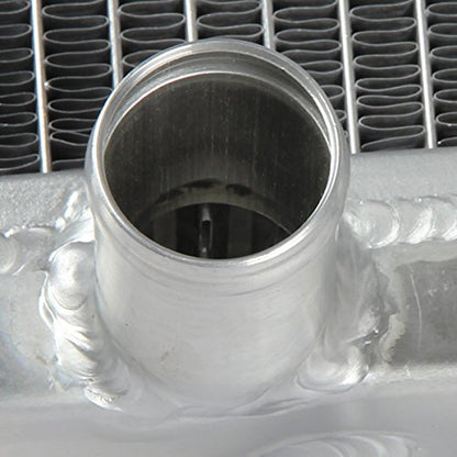 DNA Motoring RA-HC92-42-2 Radiador de Aluminio T-6061 de Doble Núcleo 2 Filas para Honda D15/16/B18 1.5L/1.6L/1.8L MT, Metálico
