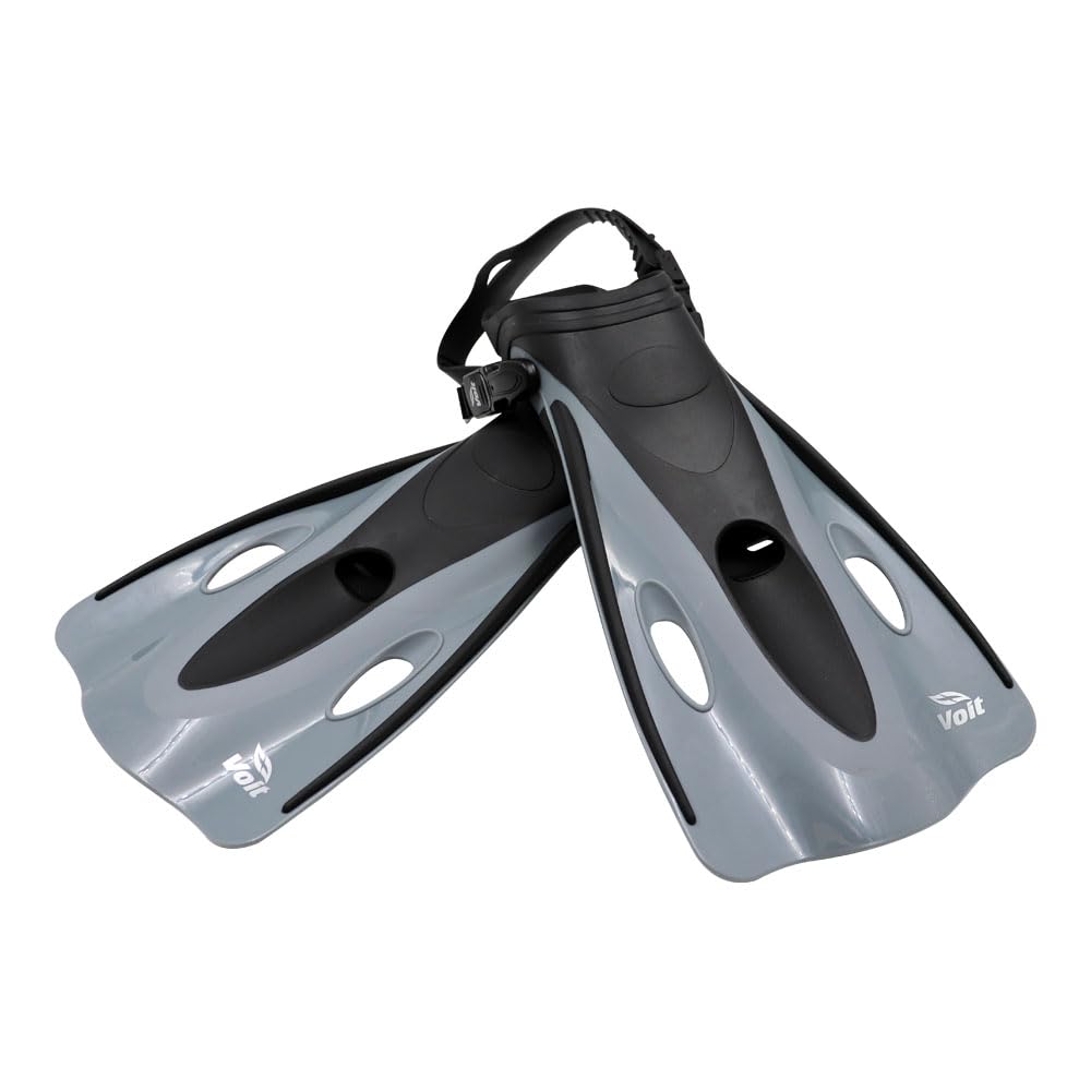 Voit Aletas Ajustables para Natación, Talla 19-22, con Bolsa Mesh, para Entrenamiento, niños, Jovenes