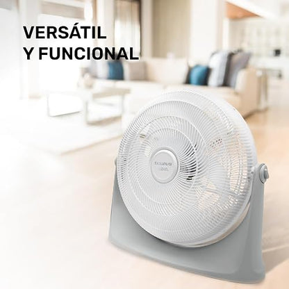 TAURUS AVALANCHE | Ventilador de Piso | 2 en 1| 3 Velocidades | 20 Pulgadas| Reja Plástica Aerodinámica ECOJET | Silencioso (Menos de 70 dB) | Potencia Única | Circulador de Aire