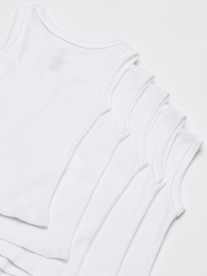 HonestBaby Muscle tee Sleeveless T-Shirt Multi-Packs Camiseta sin Mangas para bebs y Nios pequeosbaby-Boys