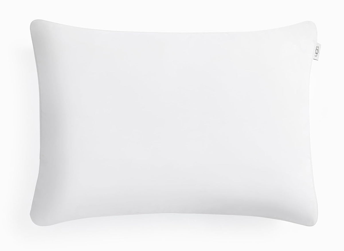 UGG Danielle - Almohada de Cama de Hotel de Lujo hipoalergénica de tamaño estándar para Dormir en la Parte Posterior o Lateral con Funda Lavable para tamaño Queen matrimonial o Individual, 20 x 28