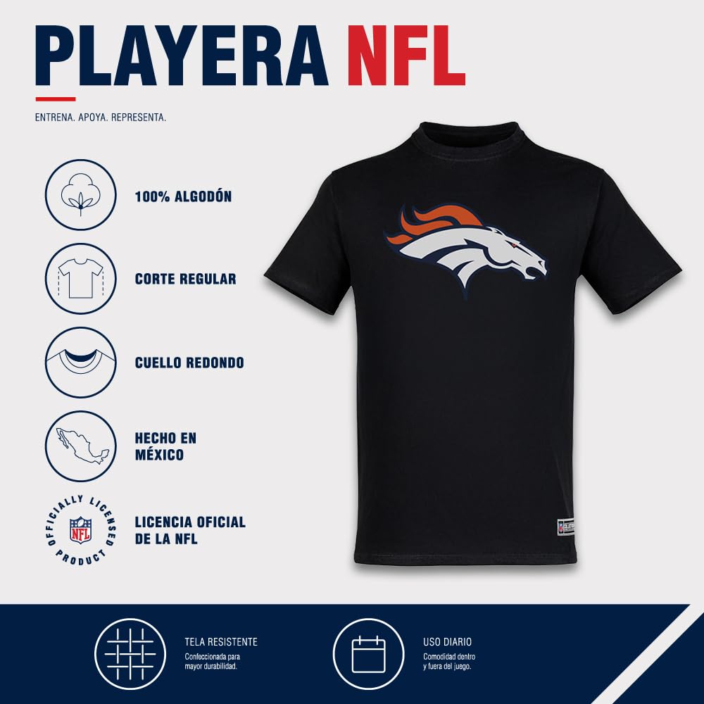 NFL Playera Aficionado Básica Denver Broncos
