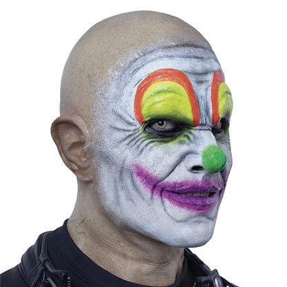 Hooligan Clawn, Máscara de Payaso con Efecto Neón, Máscaras de Payasos Asesinos que Brilla en la Oscuridad Ideal para Halloween, Fiestas de Disfraces y Festivales