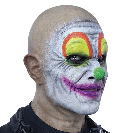 Hooligan Clawn, Máscara de Payaso con Efecto Neón, Máscaras de Payasos Asesinos que Brilla en la Oscuridad Ideal para Halloween, Fiestas de Disfraces y Festivales