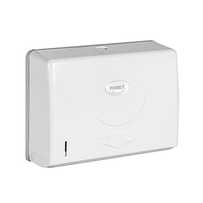 Foset Dispensador de Toallas de Papel Interdobladas Básico - Blanco