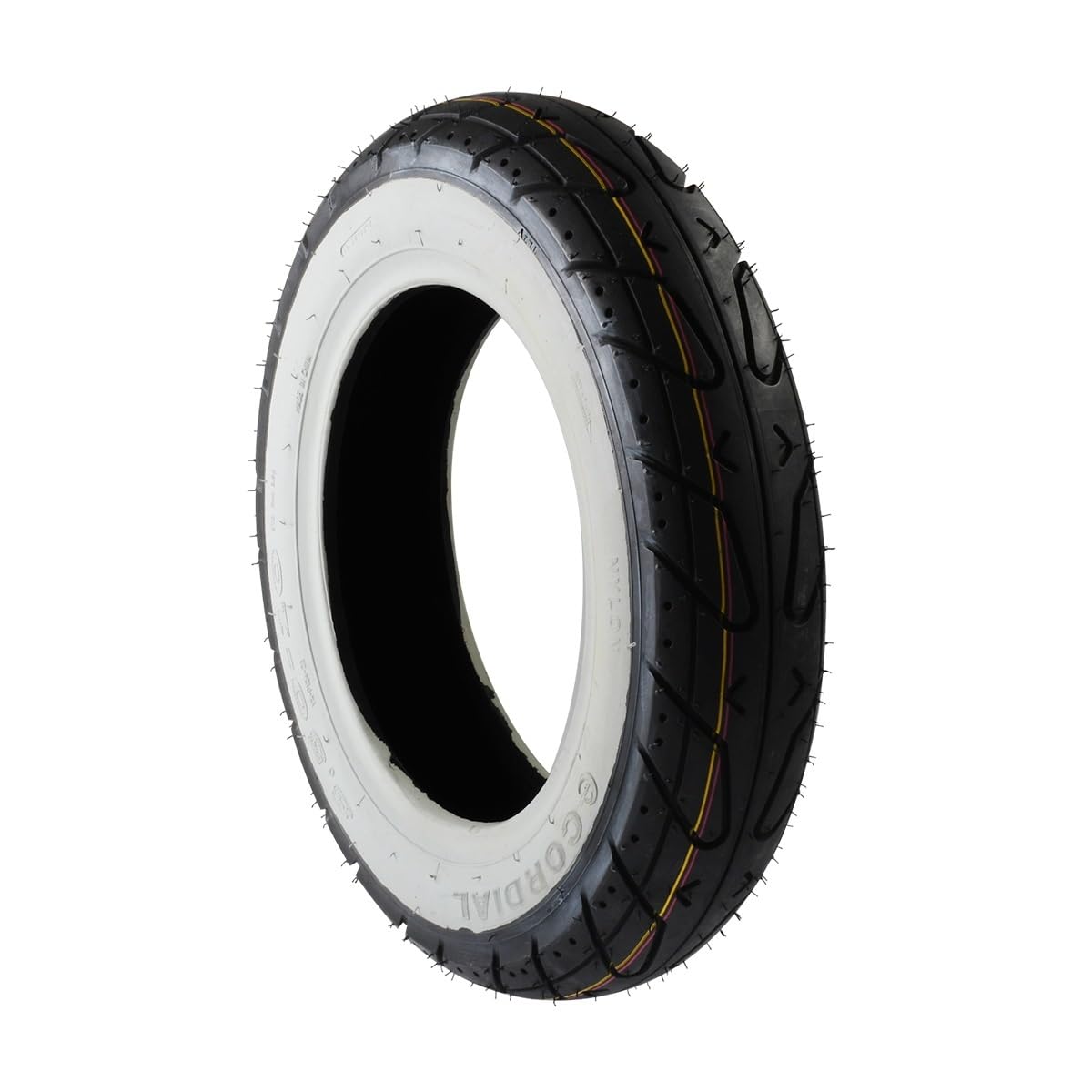 Italika Llanta Goma Cara Blanca 3.50-10 para Motocicleta