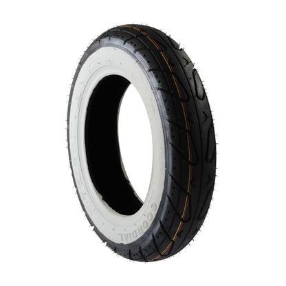 Italika Llanta Goma Cara Blanca 3.50-10 para Motocicleta