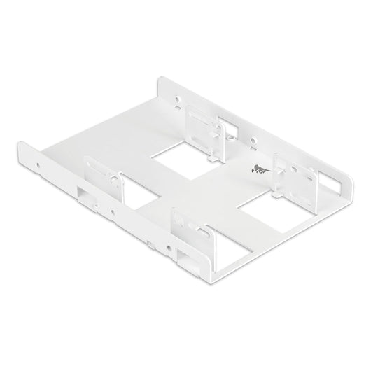Corsair Soporte de Montaje Doble SSD (3.5" bahía de Unidad Interna a 2.5", fácil instalación), Color Blanco