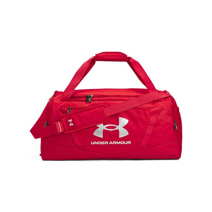Under Armour Undeniable 5.0 Bolsa Deportiva de Lona - M - Rojo (600) - Plata Metálica