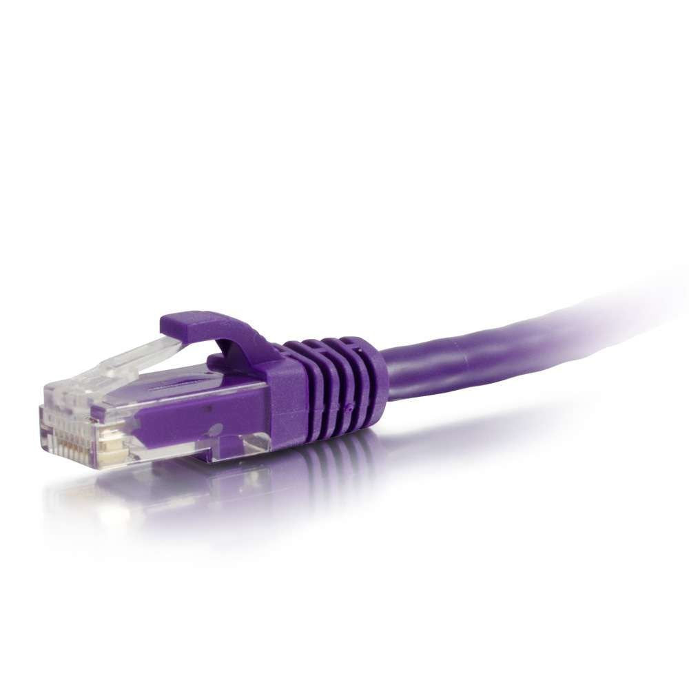 C2G Cable de Red Ethernet Cat6 sin Enganches - 10 Feet - 3.04 Meters - Púrpura (Purple)