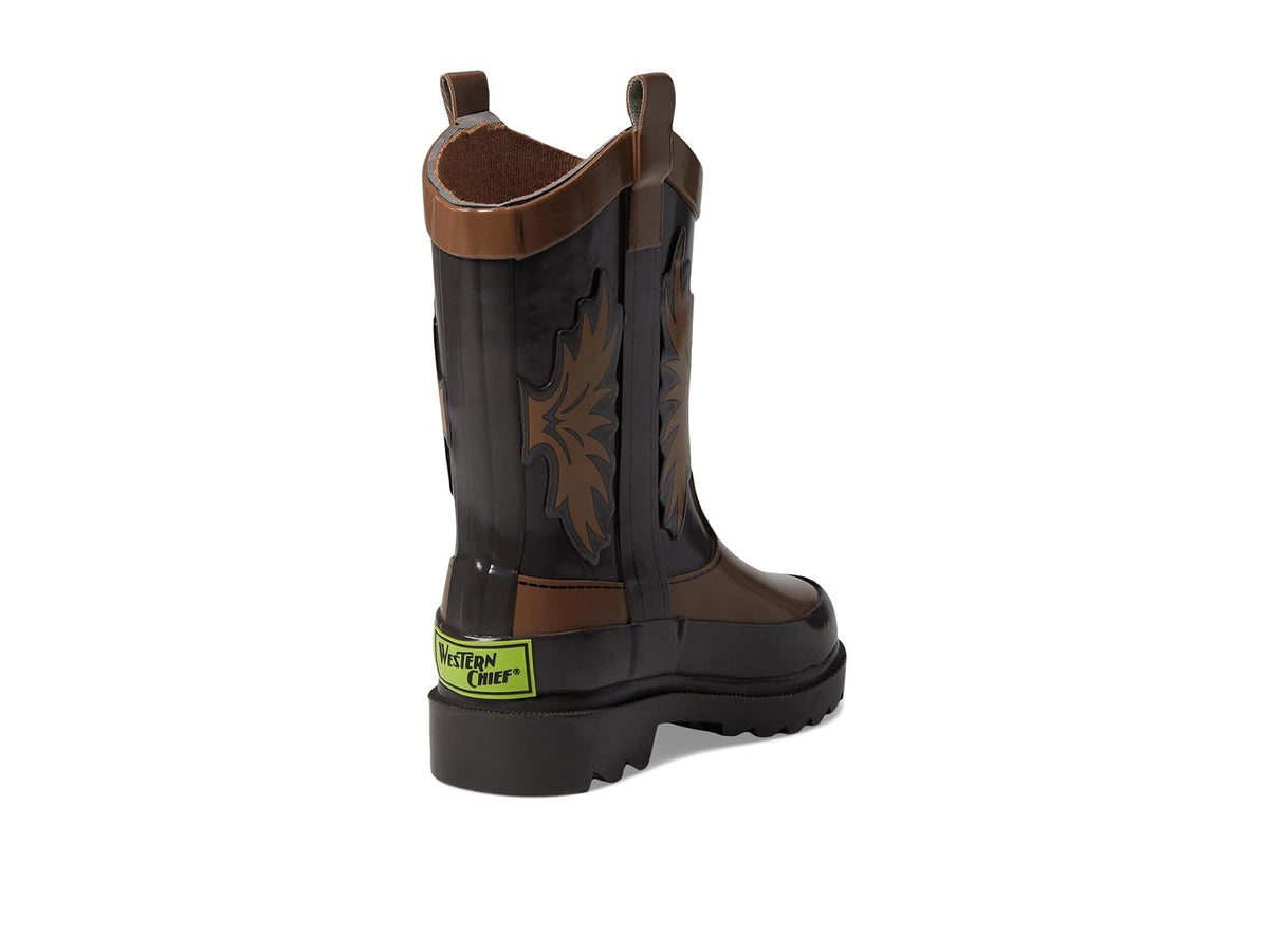 Western Chief Botas de lluvia de goma impermeables para niños