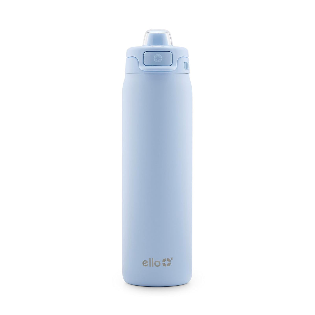 Ello Pop & Fill Botella de Agua de Acero Inoxidable - 22 Ounces - Azul