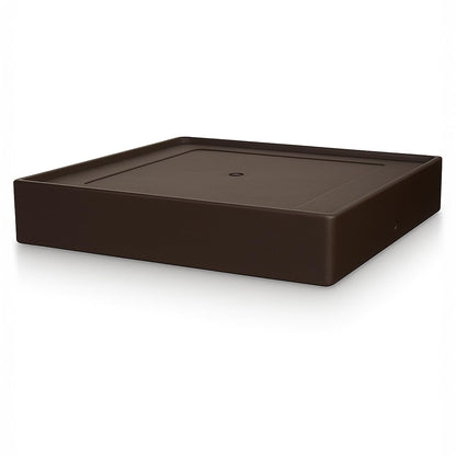 Classy Caps TRA45R Base Imperial Aluminio, 4.5 x 4.5 pulgadas, Bronce