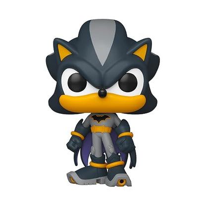 Funko Pop! Heroes: Justice League & Sonic - Shadow as Batman | Mercancía Oficial de Videojuegos - Figura de Vinilo Coleccionable para Decoración - Regalo de Cumpleaños para Fans