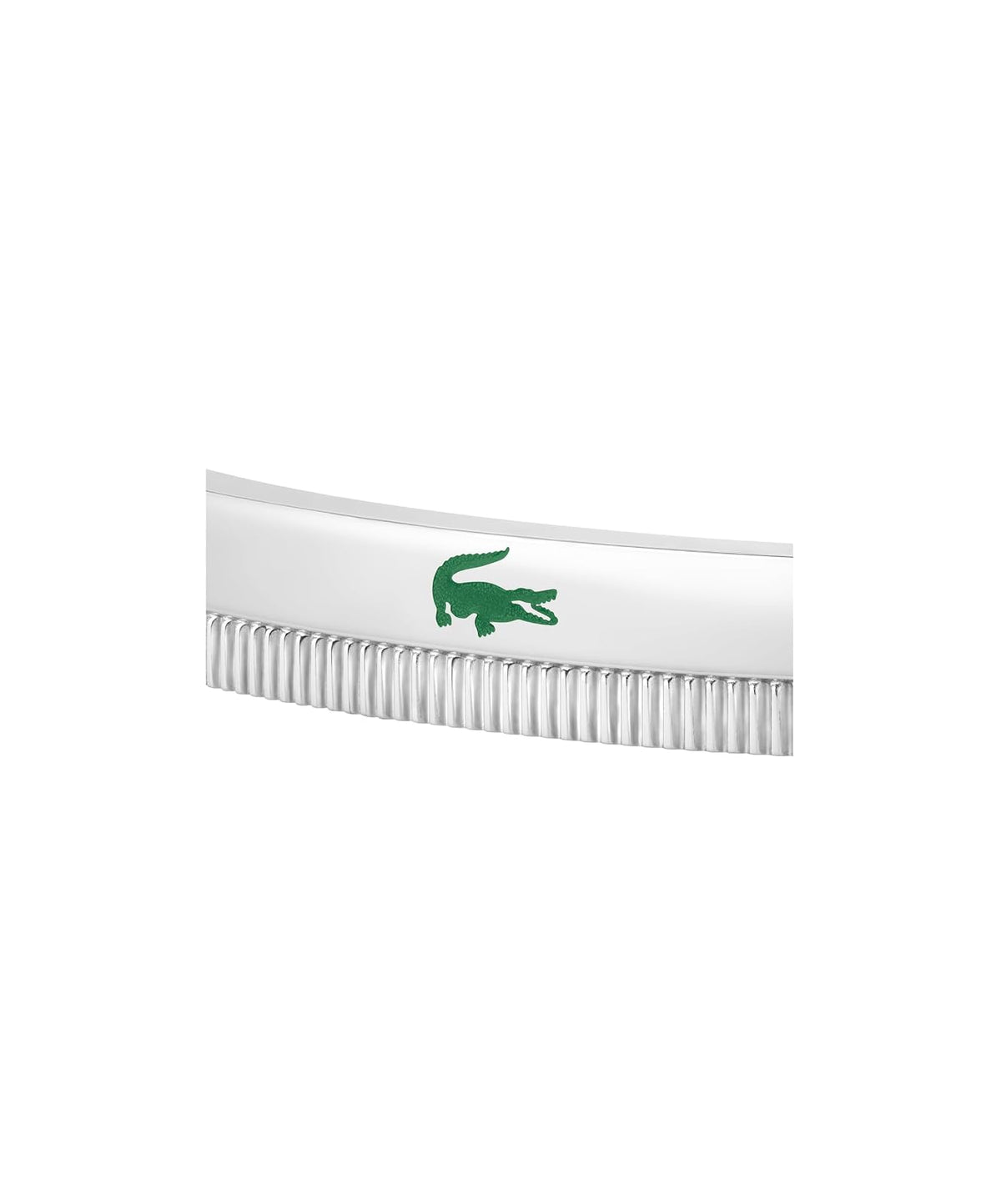 Lacoste Naomia - Pulsera plisada para mujer, diseño inspirado en la falda de tenis con cocodrilo verde, joyería de moda para mujer, regalo para ella