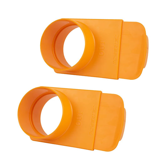 POWERTEC 70295-P2 - Accesorio de plástico ABS cónico antihuecos para sistemas de recogida de polvo, 2 unidades