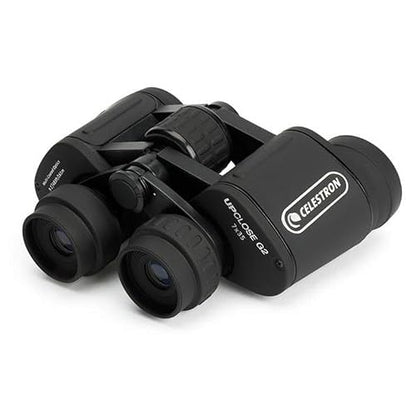 Celestron – Binocular UpClose G2 7x35 – Óptica de Revestimiento múltiple para observación de Aves, Vida Silvestre, Paisaje y Caza, Binocular Porro Prism para Principiantes – Incluye Funda de