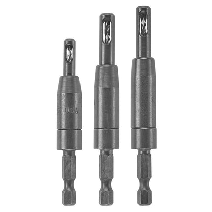 Bosch - Surtido de brocas autocentrantes Clic-Change CC2430 de 3 piezas