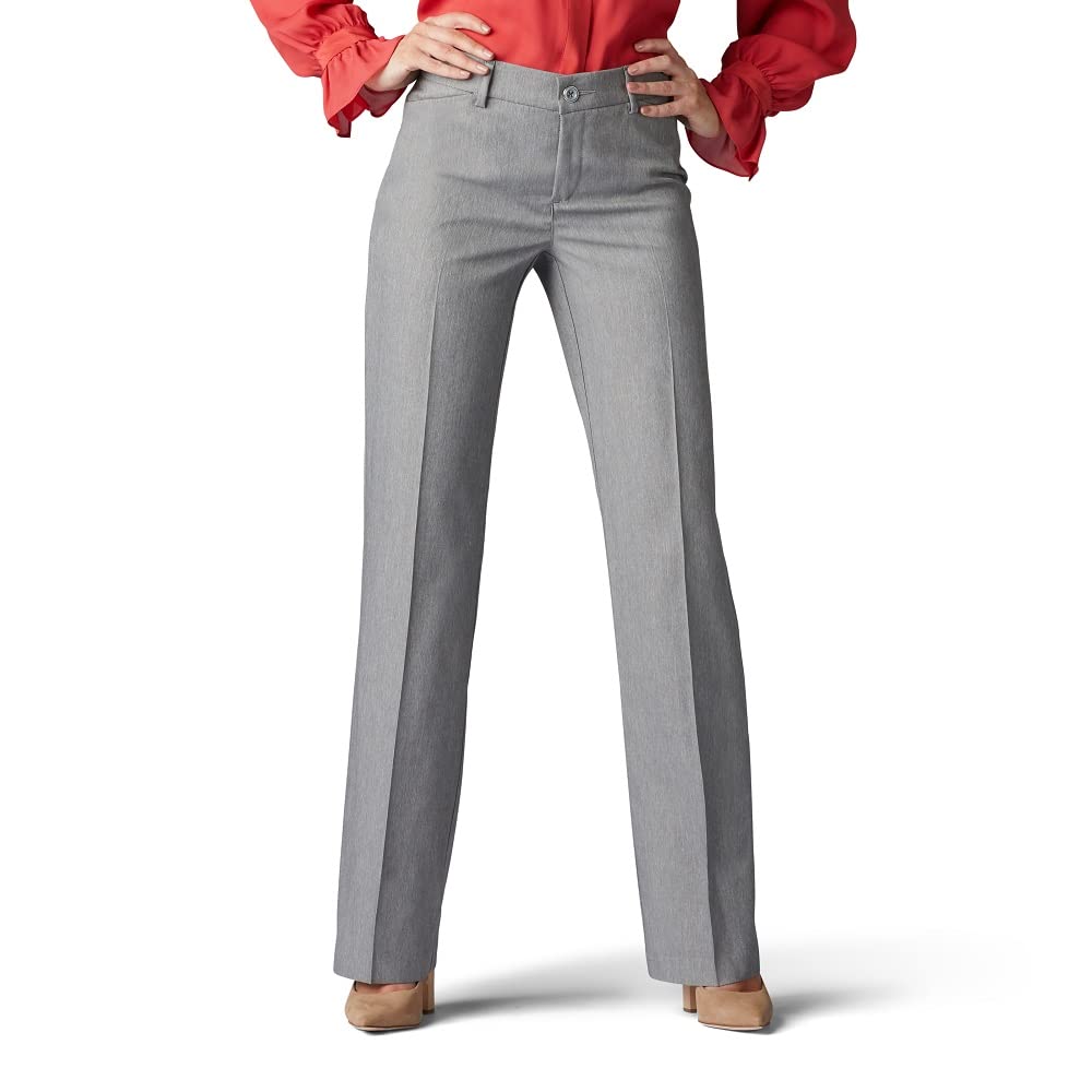 Lee Flex Motion Pantalón de Mezclilla para Mujer - Ceniza jaspeado - 36 Largo