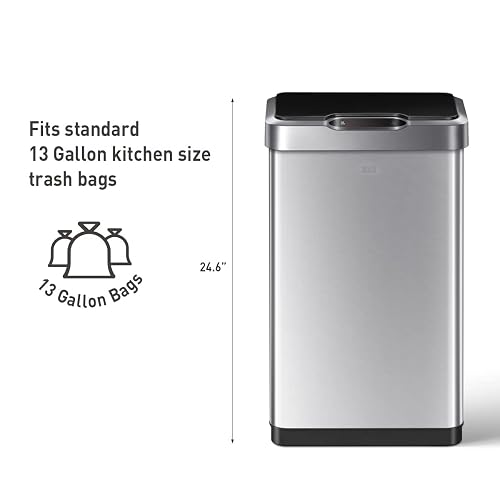 EKO Mirage-T Bote de Basura para Cocina 50 L con Sensor