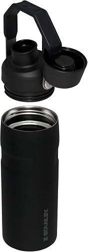 Stanley IceFlow™ - Botella de flujo rápido, 473 ml, negro