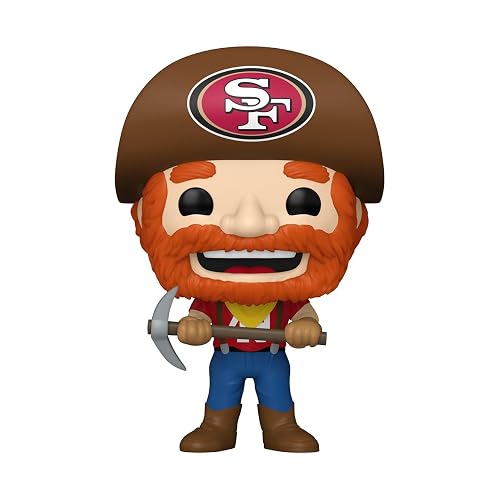 Funko Pop! NFL Mascots: 49ers - Sourdough Sam | Mercancía Oficial - Figura de Vinilo Coleccionable para Decoración - Regalo de Cumpleaños para Fans
