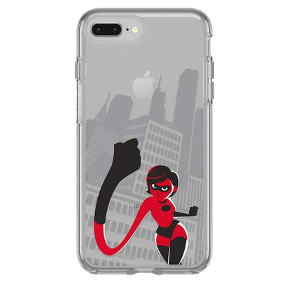 OtterBox Symmetry Series Funda con Licencia Disney y Star Wars para iPhone 8 Plus y 7 Plus - MRS INCREDIBLE