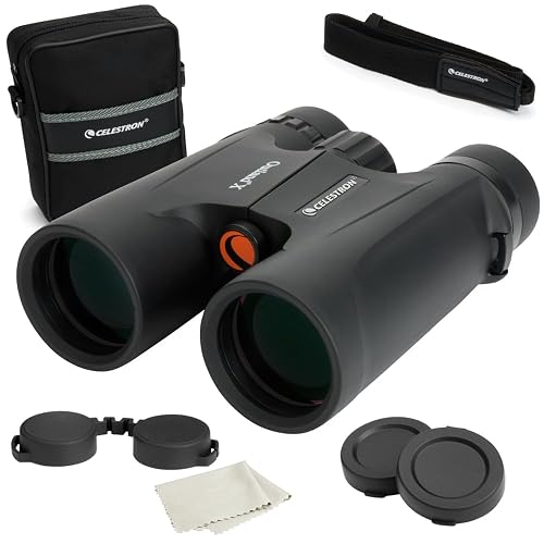 Celestron – Outland X 8x42 – Waterproof & Fogproof – for Adults – Multi-Coated Optics and BaK-4 Prisms – Protective Rubber Armoring