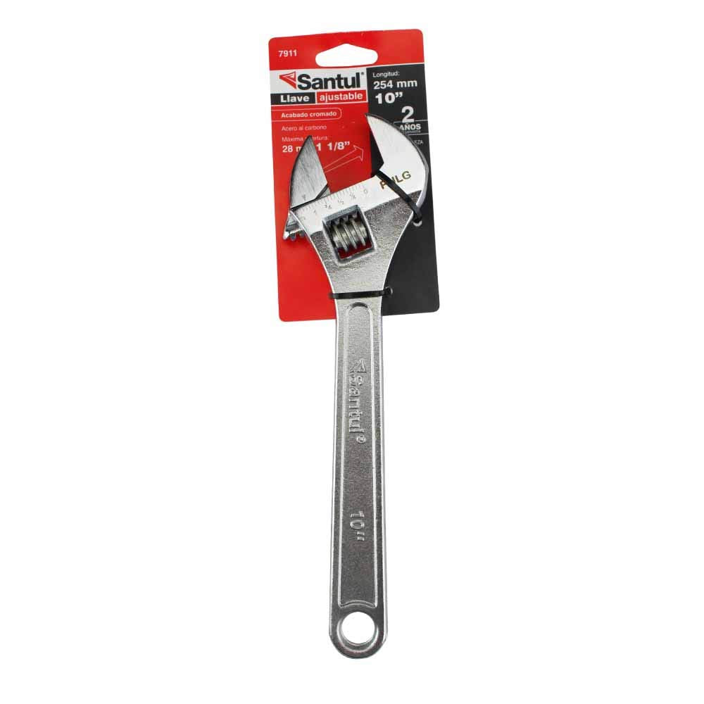 SANTUL, Llave Ajustable, Perico, Torque 262 lb, Peso 430 gramos, Modelo 7911