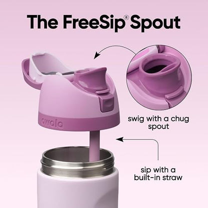 Owala FreeSip - Acero inoxidable - 16 oz - Lila - Lilac You A lot
