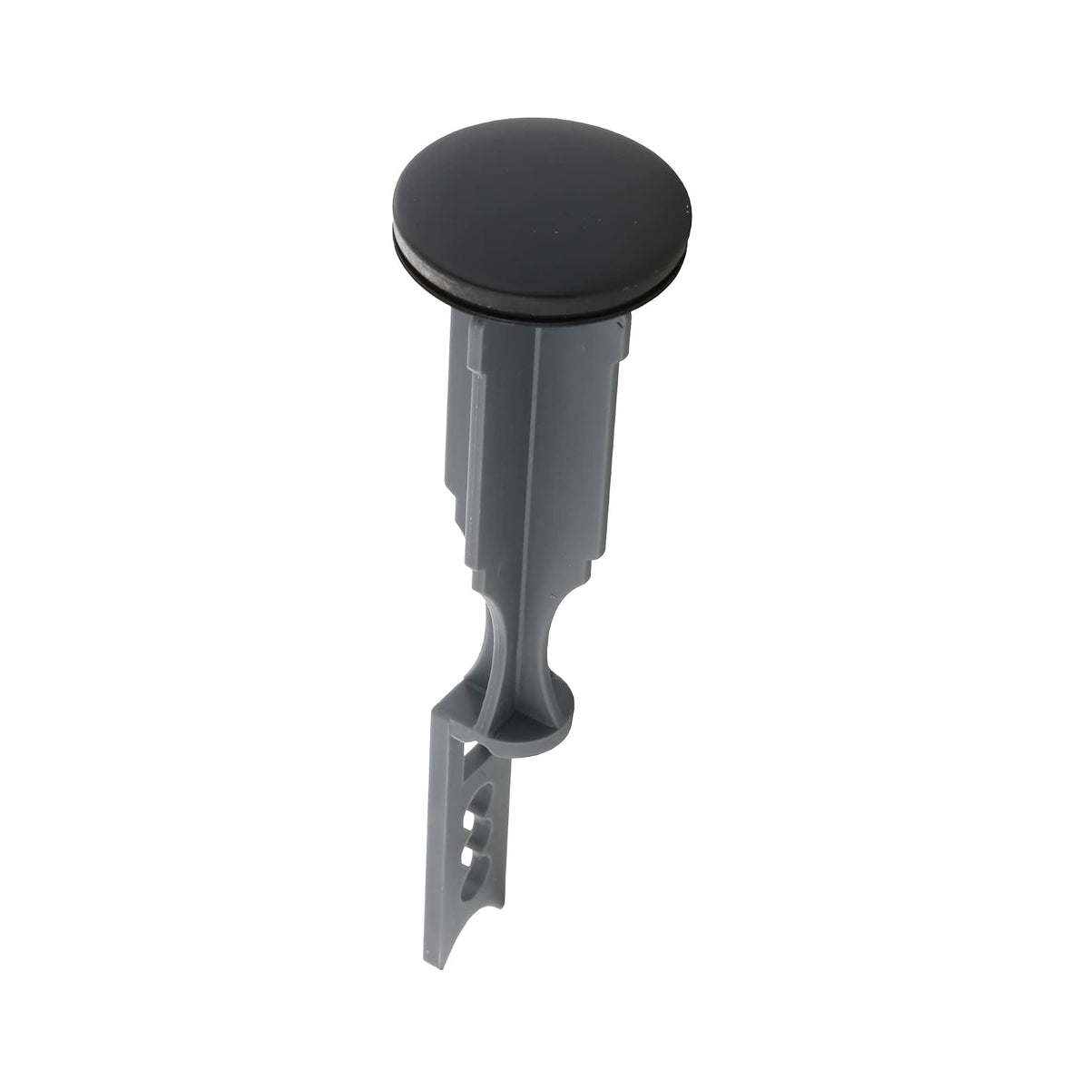 Tapón desplegable para fregadero de baño, repuesto para montaje de drenaje emergente, chapado en cromo, 11041 - Mate negro