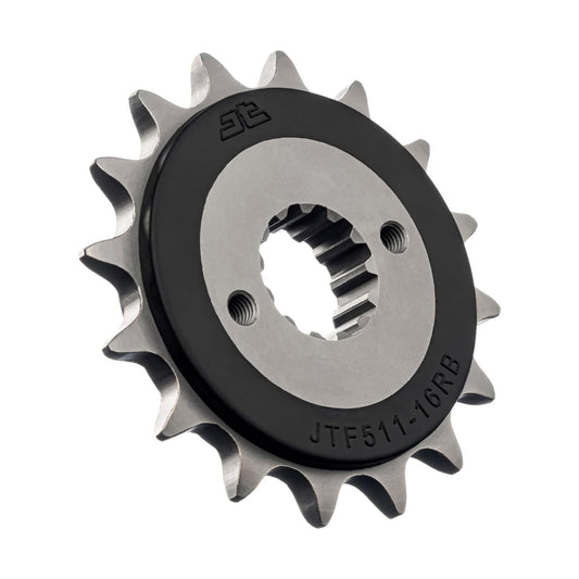 JT Sprockets JTF511.16RB Piñón Delantero Acolchado de Goma, 16 Dientes
