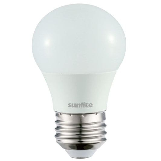 Sunlite - foco LED A15 para refrigerador, 6 vatios (equivalente a 40 W), 450 lúmenes, base media (E26), regulable, acabado esmerilado, certificación UL, luz diurna de 5000 K, 1 paquete