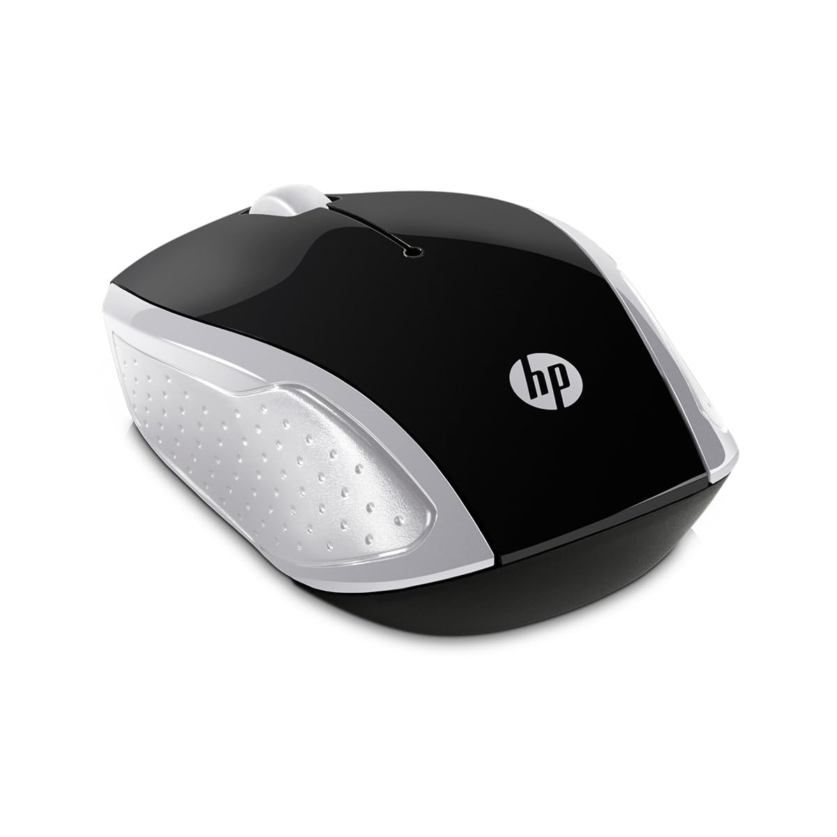 HP Mouse inalámbrico 200, 2.4 GHz, Conectividad 10 MTS, Pilas AAA, Windows, Mac OS, Chrome OS, Plata Claro, 2HU84AA