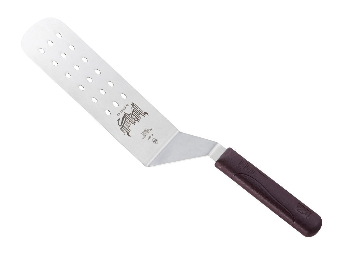 Mercer Culinary Hell's Handle Perforated Turner/Spatula, 8 Inch x 3 Inch