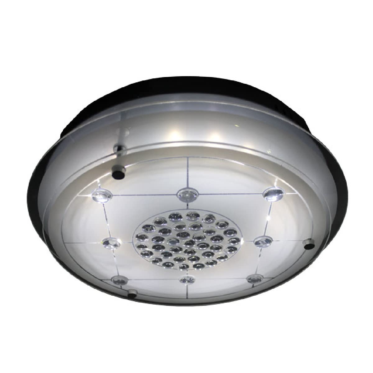 Mil Luces Lámpara de Led 15W Diamond para Sobreponer en Techo, Transparente, 127V, Grande, PLC-264-032