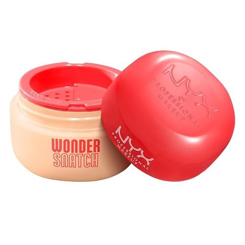 Nyx Professional Makeup, Wonder Snatch Powder. Polvo suelto fijador de maquillaje. Resistente al sudor. Fórmula vegana. Duración 16H. 6gr-Tono: Peach Posse (Durazno Cálido).
