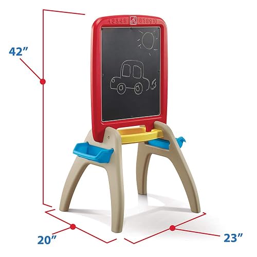 Step2 All Around Easel for Two, Multicolor